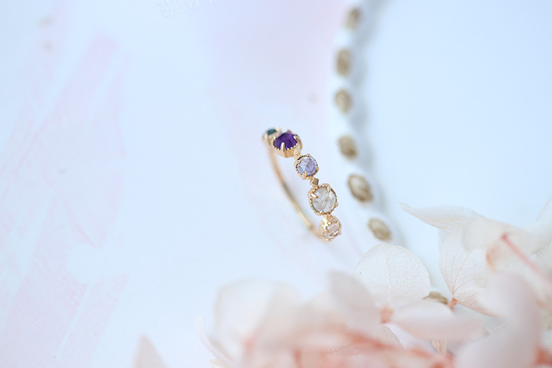 轻奢简约宝石戒指