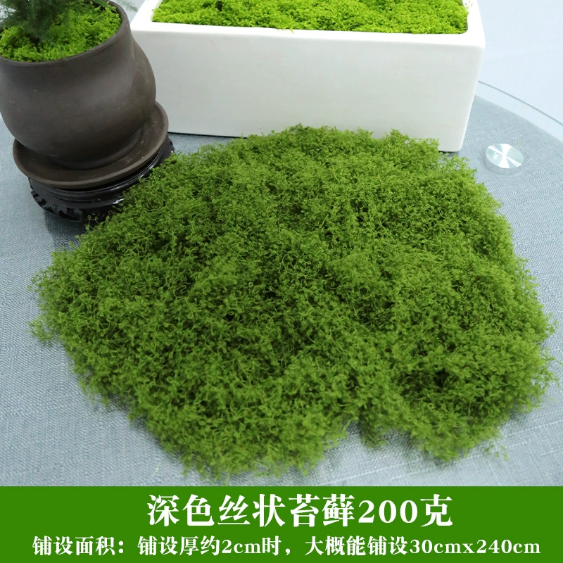 Имитация мха, полу-геевский трюк, мох, ландшафт, зеленые растения, маленькая трава, бонсай, ландшафтная поверхность, искусственный мох, декоративная искусственная трава.