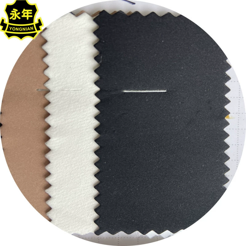 Imitation microfiber mobile phone ipad tablet packaging inner lining base material flat frosted 0.4mm spunlace mocha sheepskin