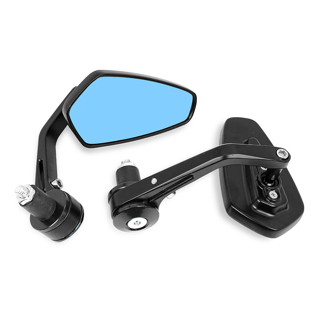 All-Aluminum Alloy Motorcycle Modified Rearview Mirror, Handlebar Mirror, Handlebar Reflector, Sports Car Convex Rearview Mirror