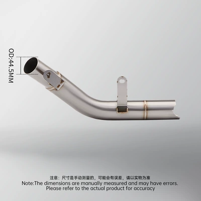 non-destructive installation 2011-2023, Motorcycle exhaust pipe