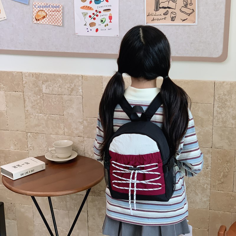 Mochila casual simple coreana para niños y niñas, mochila exterior, mochila de jardín de infantes para niños.