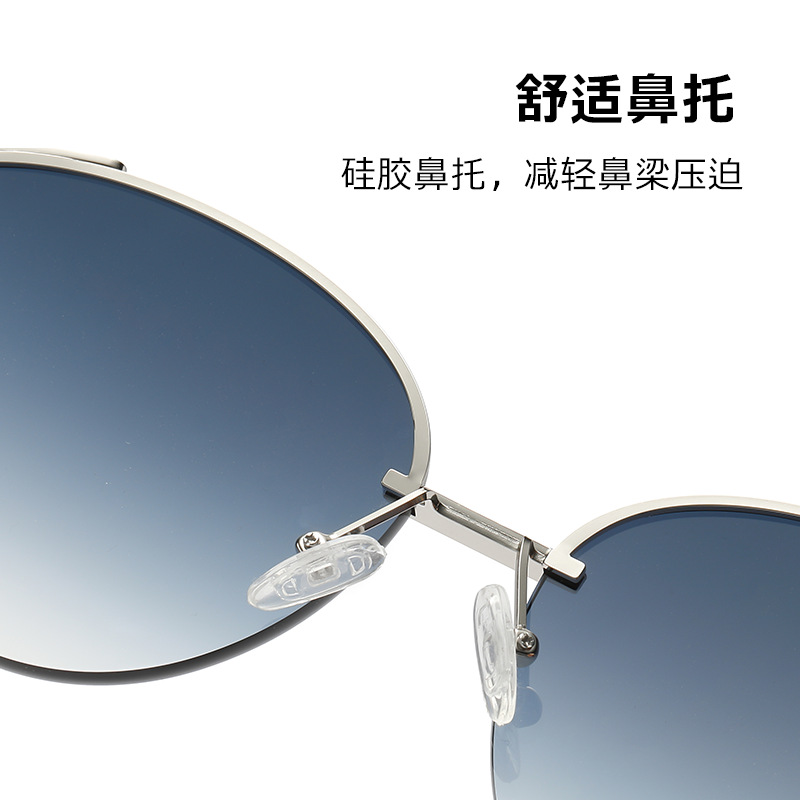 Nuevo metal nylon gafas de sol JS8562 moda calle tiro todo partido protección solar gafas de sol de conducción