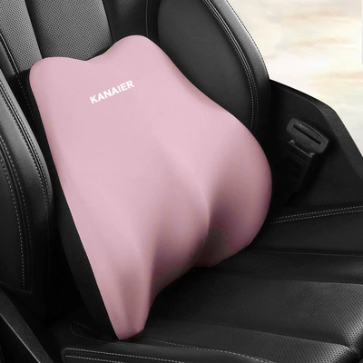 Seasons Backrest Car Support Lumbar and — Headrest - peach-powder-waist-support