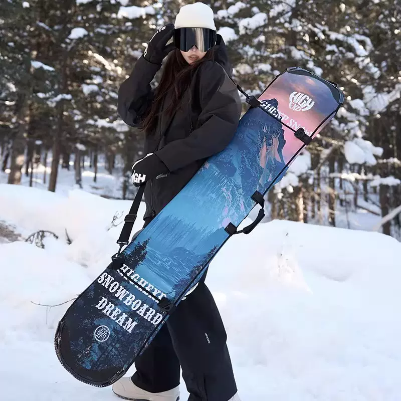 至高滑雪单板饺子皮单肩滑雪板包防刮耐磨滑雪板保护套折叠收纳包