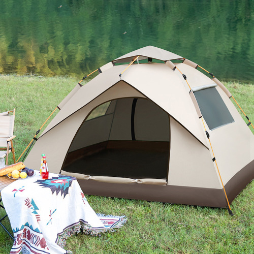 Outdoor portable folding fully automatic camping tent, camping quick-opening tent, multi-person picnic park tent