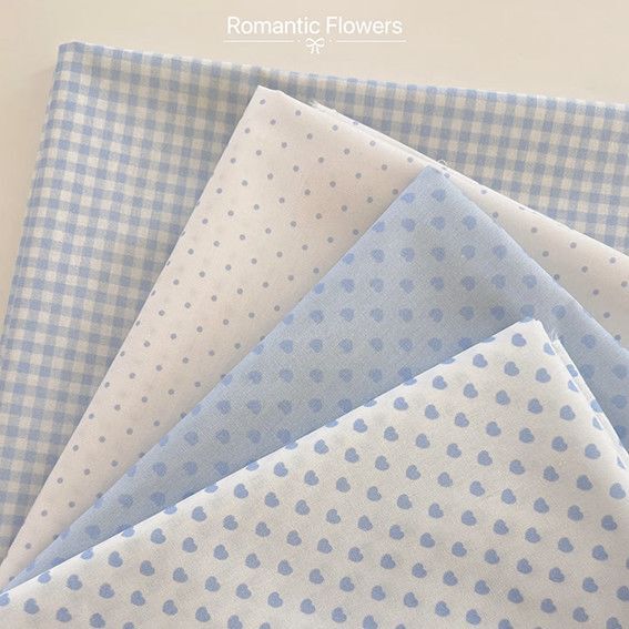 Korean-Style Gentle Blue Tablecloth with Polka Dots, High-Value DIY Fabric for Doll Clothes, Bedroom Desktop Tablecloth Korean-Style Gentle Blue Tablecloth with Polka Dots, High-Value DIY Fabric for Doll Clothes, Bedroom Desktop Tablecloth