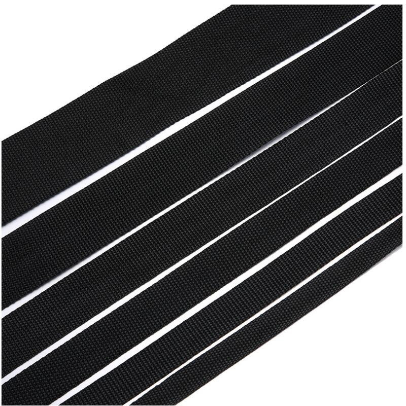 廠家現貨黑白彩pp織帶 服裝丙綸包邊帶 彩色斜紋箱包書包丙綸織帶