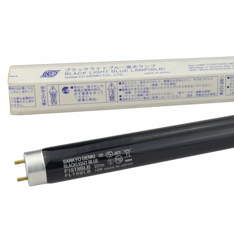 САНКЁ Sankyo FL15T8BLB черная трубка 15WBLB пурпурный свет дефектоскопическая лампа FL15BLB 352нм