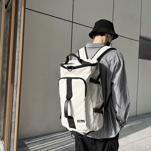 2024 super cool travel backpack multi-functional single shoulder cross-body travel bag casual large capacity multi-purpose fitness bag