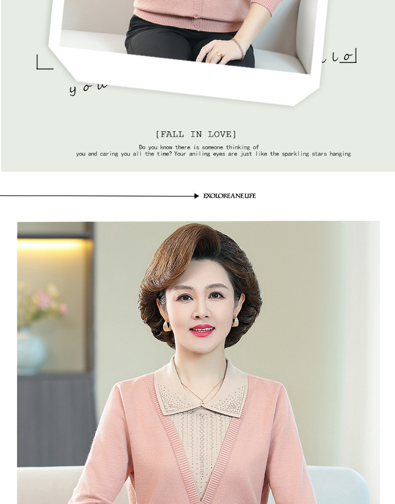 D7064 750K ÁO LEN NỮ TONTDI ÁO LEN DÀI TAY MÙA XUÂN THU ĐÔNG TRUNG NIÊN KÍN CỔ THỜI TRANG NỮ G02 SẢN PHẨM MỚI