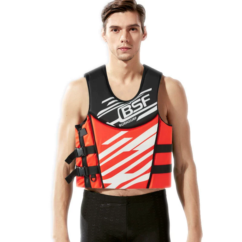 Профессиональный спасательный жилет для взрослых с контролем за наводнениями Морской дрейфующий Выживание серфинг автомобиль плавание рыбалка большой плавучий жилет