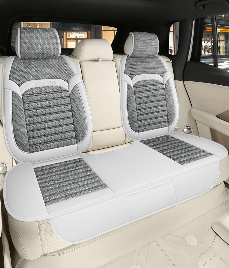 26-Year-Old Brand New Health-Preserving Buckwheat Lavender-Filled Linen Universal Car Seat Cushion Cover for All Seasons International Platform