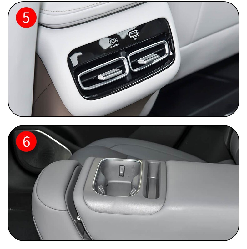 26 Types of Special Modified Accessories for the Interior of the Changan Qiyuan A06 Center Console and Gear Shift Area, Including Transparent Screen Protection Film