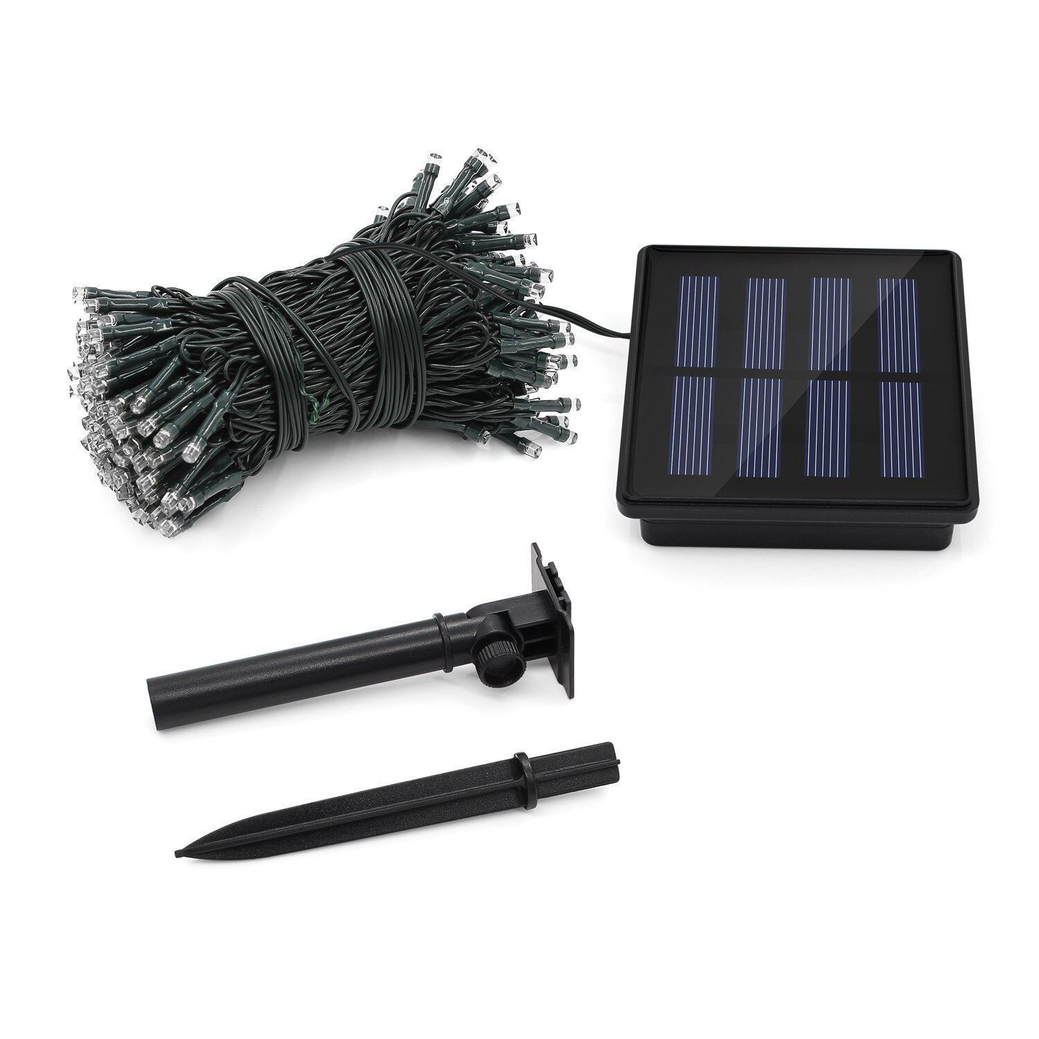 Solar al aire libre impermeable lámpara LED estrella pequeña lámpara de color lámpara de lámpara parpadeo lámpara de lámpara de lámpara