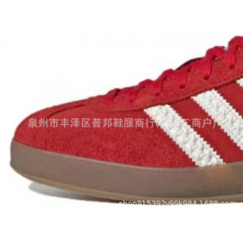Zapatos de entrenamiento Samba Putian puro original versión alta universitaria campus rojo aumento de altura gruesa osos de fresa zapatos de mujer blanco y negro