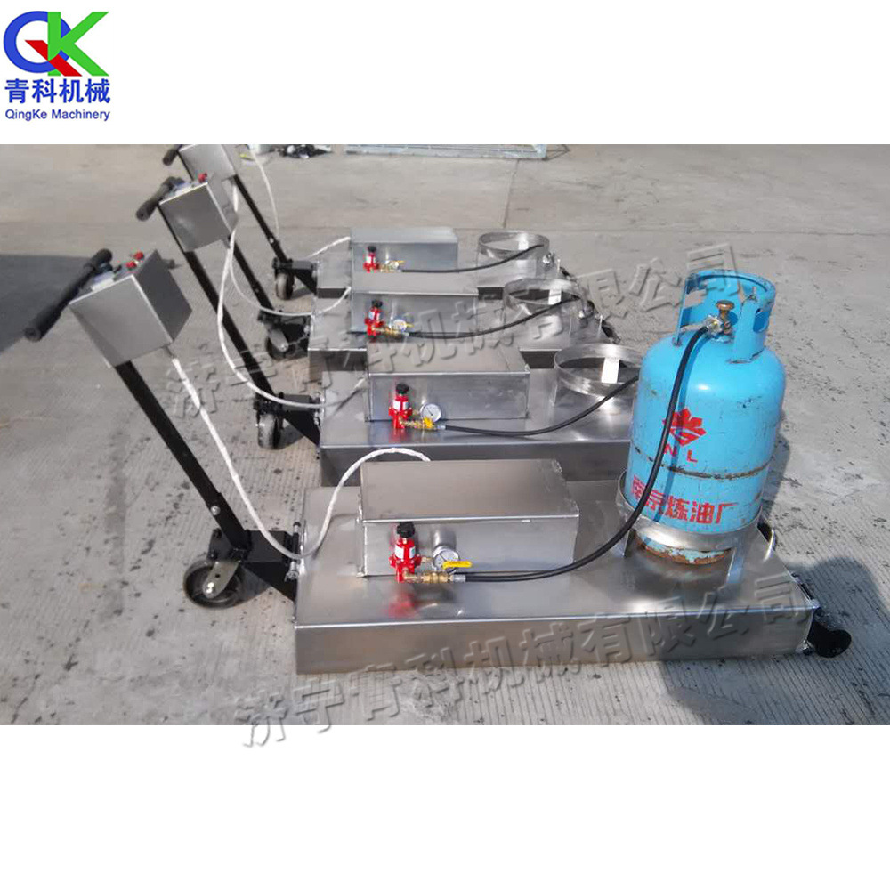 小型手推式沥青加热板 路面热再生加热墙 公路坑槽龟裂修补设备