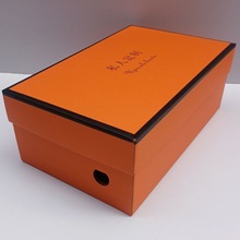 鞋盒紙盒批發10個包郵現貨天地蓋紙彩色紙鞋子收納快遞長靴包裝盒