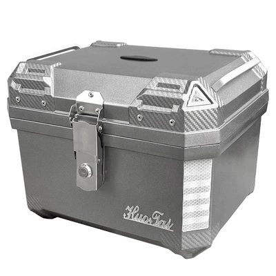 Aluminum Alloy Spray-Painted Tail Box, Motorcycle trunk