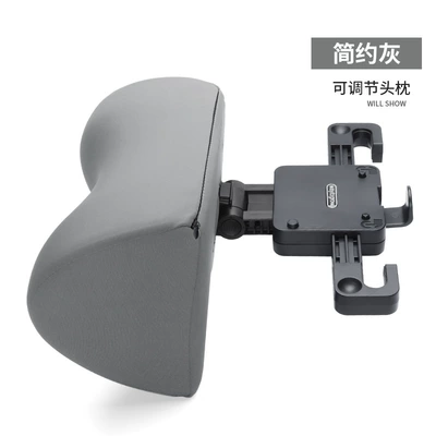 Headrest | pillow car interior accessories - a09-u-shaped-cloth-style-grey