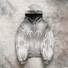 With zipper, with hood