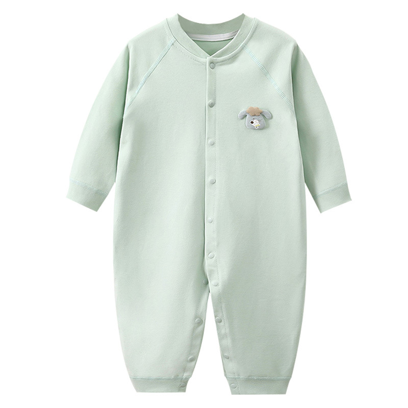 Baby camiseta de algodón otoño nuevo bebé mangas largas ropa de bebé niño ropa de bebé trepa ropa infantil recién nacida