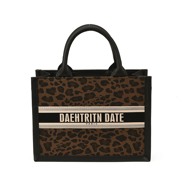 Leopardo retro versátil bolso de mano de viaje de mujer nuevo estilo transfronterizo de alto valor visual de gran capacidad retro bolso de ocio