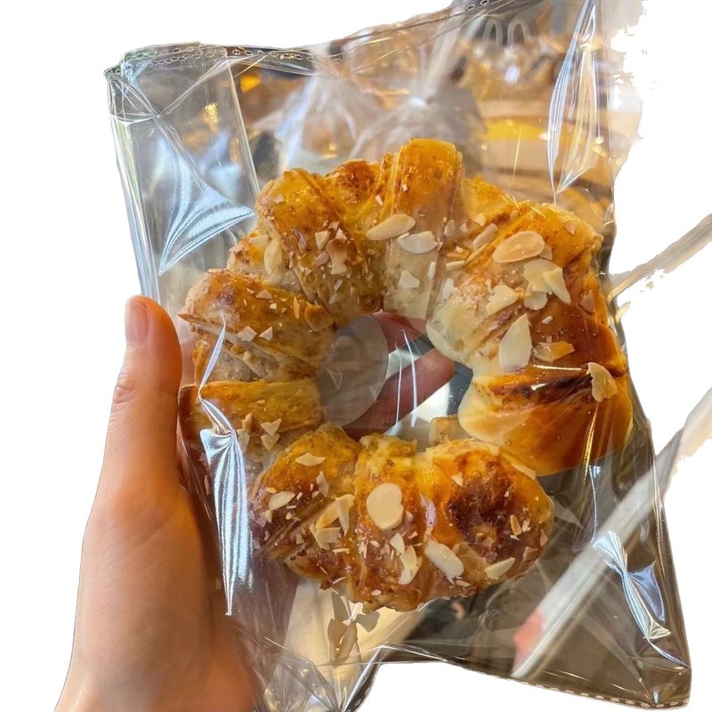 ビスケットパン包装袋ジップロック袋粘着袋透明食品スナックケーキタルトベーキング包装使い捨て|undefined