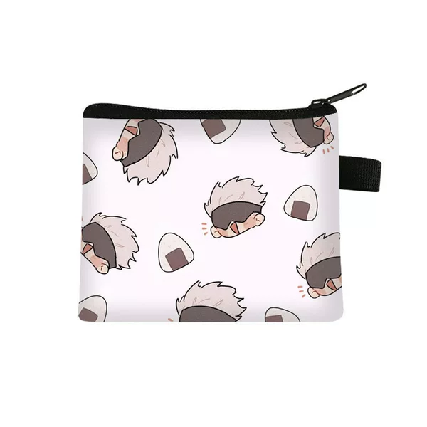 New Gojo Satoru High-Looking Children's Coin Purse, Cute and Fashionable Storage Bag, Cartoon Student Card Holder Manufacturer Wholesale