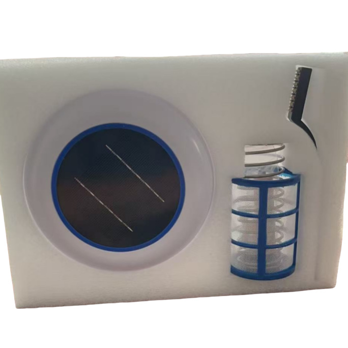 Purificador solar de agua con iones de plata y cobre, desinfectante para piscinas, previene algas y mejora la calidad del agua