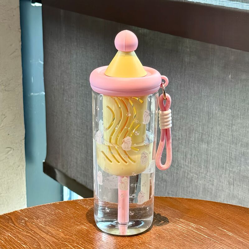 水杯女生高颜值塑料杯创意可爱夏季水杯大容量吸管杯食品级PC材质|undefined