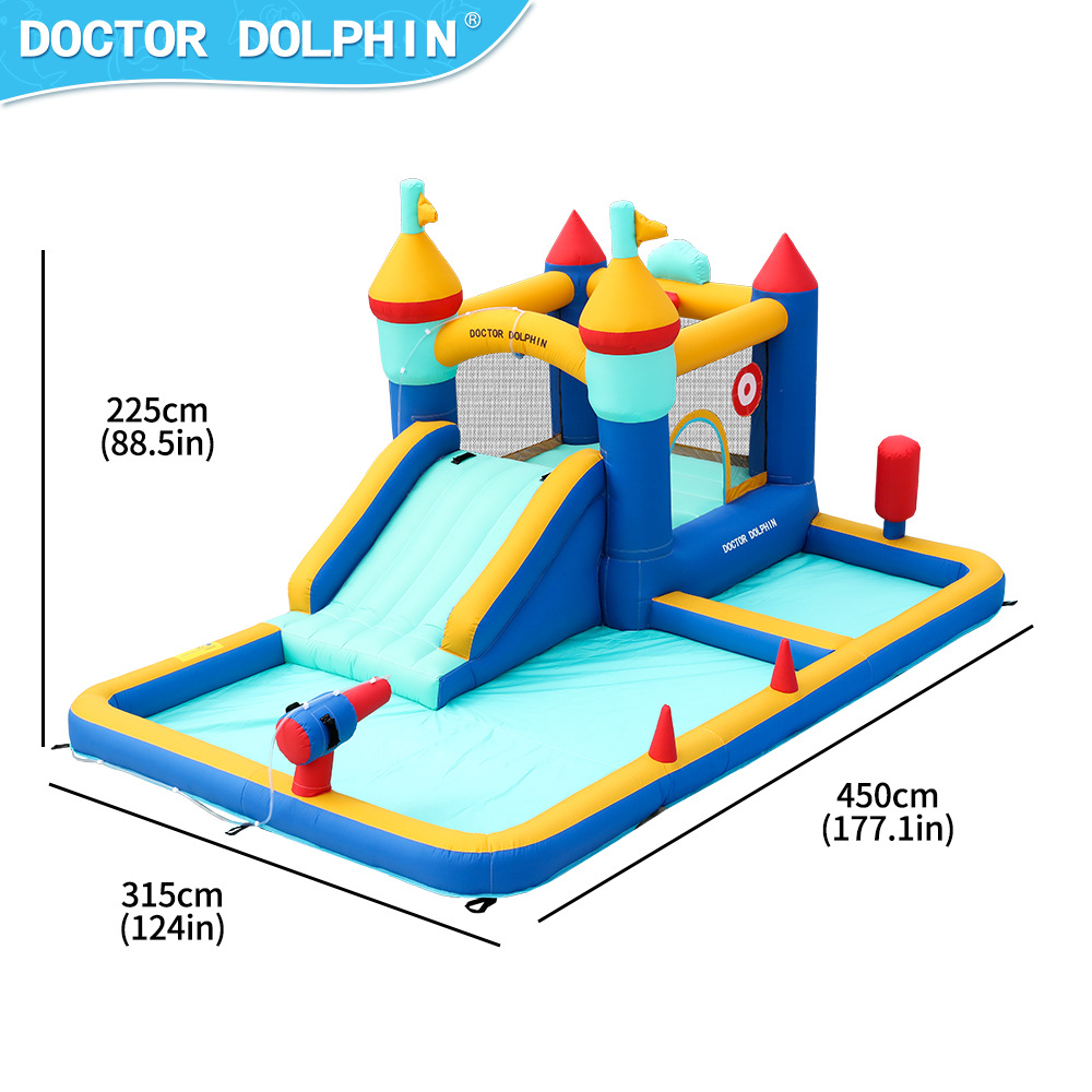 Doctor Dolphin | Niños castillo inflable pequeño hogar niños pequeño paraíso hogar castillo inflable niños hogar