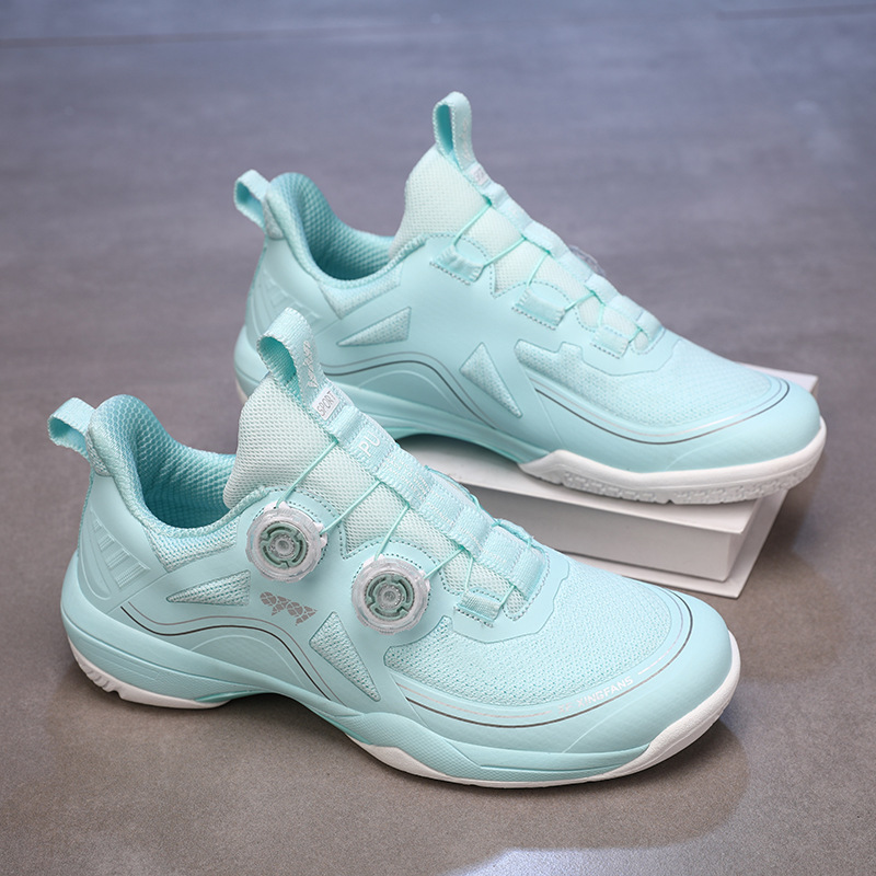 New Summer Breathable Badminton Shoes for Men and Women, Professional Sports Training Tennis Volleyball Shoes for Adults and Children