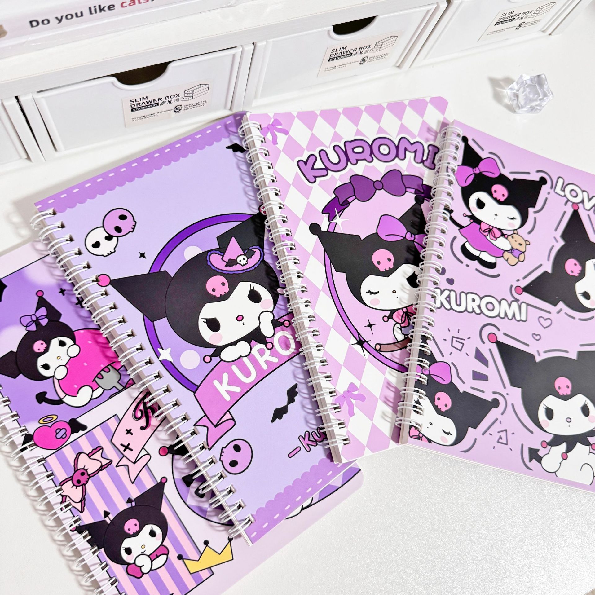 A5 Spiral Notebook, Purple, Student-Specific, Extra Thick, Lined, for Taking Notes and Homework