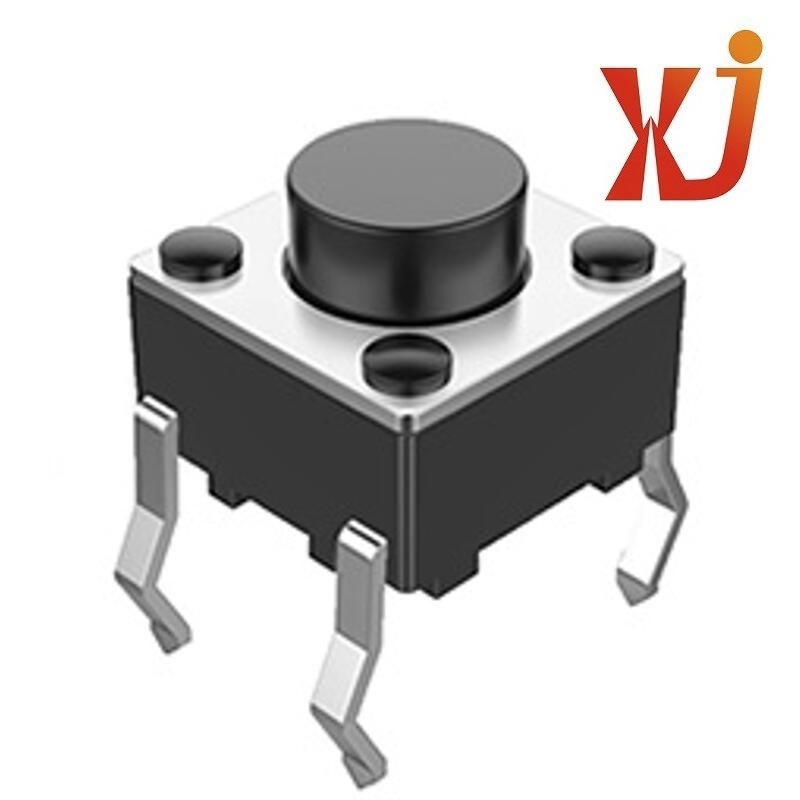 小型立式 复位轻触开关6.2*6.2mm  轻触按键开关高4.3/5.0/6.0mm
