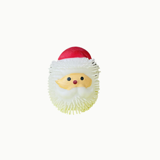 Cross-border New Christmas Toys Cute Dumpty Santa Claus Decompression Pinch Music Children's Toys Snowman Snowflake