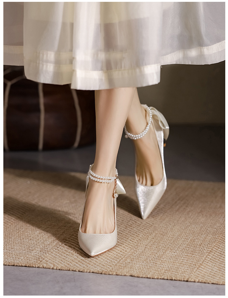 Women's Elegant Solid Color Point Toe Pumps display picture 6