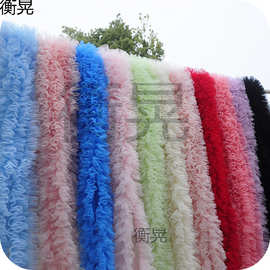 加密新款蓬蓬裙摆立体蕾丝花边面料窗帘背景洛丽塔装饰黑色胭脂