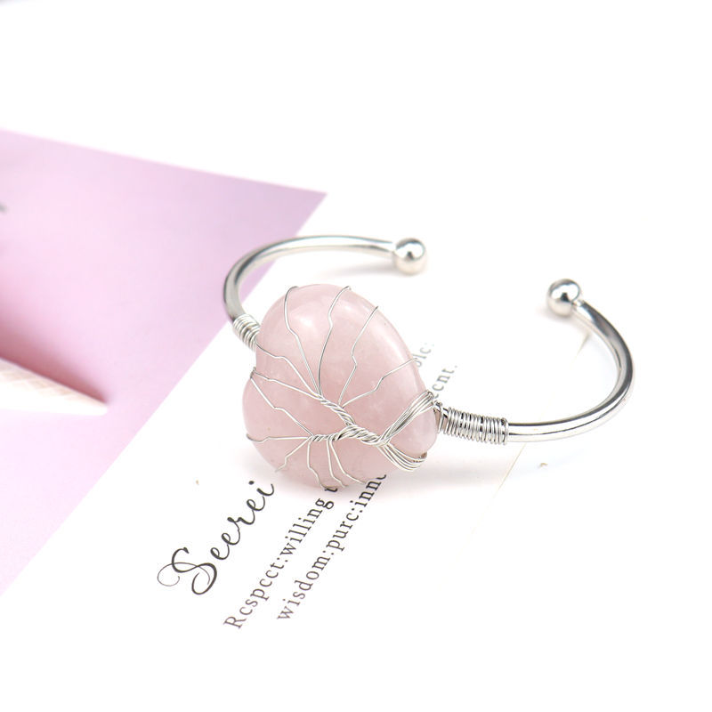 Fashion Water Droplets Crystal Plating Bangle 1 Piece