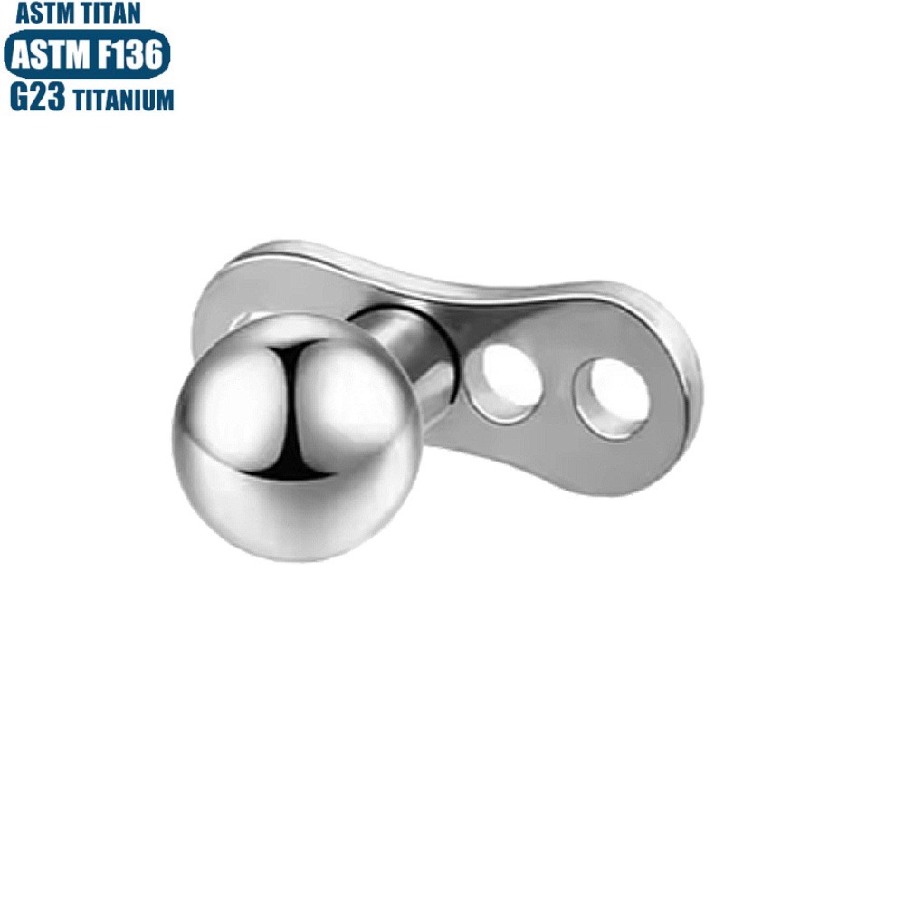 Labret stud lip piercing jewelry styling detail