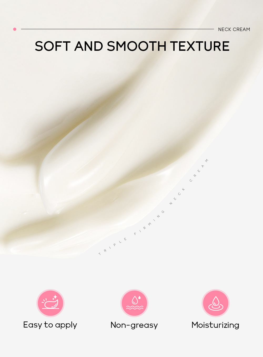 Cross-border QUIYUM Neck Cream 30g for neck care, hydrating, moisturizing and brightening skin tone. Brand manufacturer in stock supply undefined