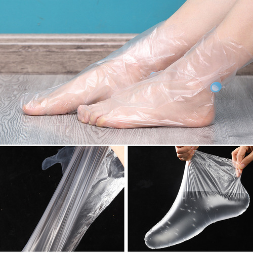 Foot film sleeve, disposable moisturizing, anti-dry, anti-crack, preservation foot film sleeve, waterproof plastic foot cover, wholesale