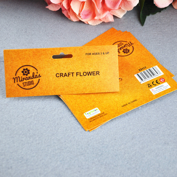 吸塑背卡包装纸卡对折卡头饰品卡吊牌插卡袜卡衣服吊卡袜子腰封