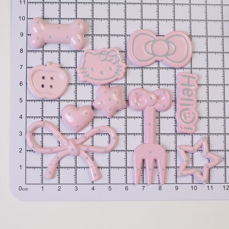 Hairgrip, accessories, cute set, hairpins, handle handmade, DIY 4