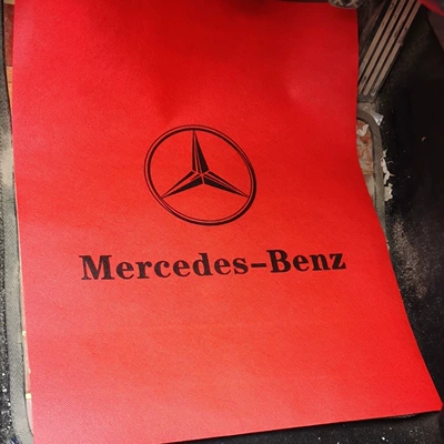 Ayaqaltılar (Kovriklər) foot mats, foot pads for - 50-sheets-5342-red-mercedes-logo