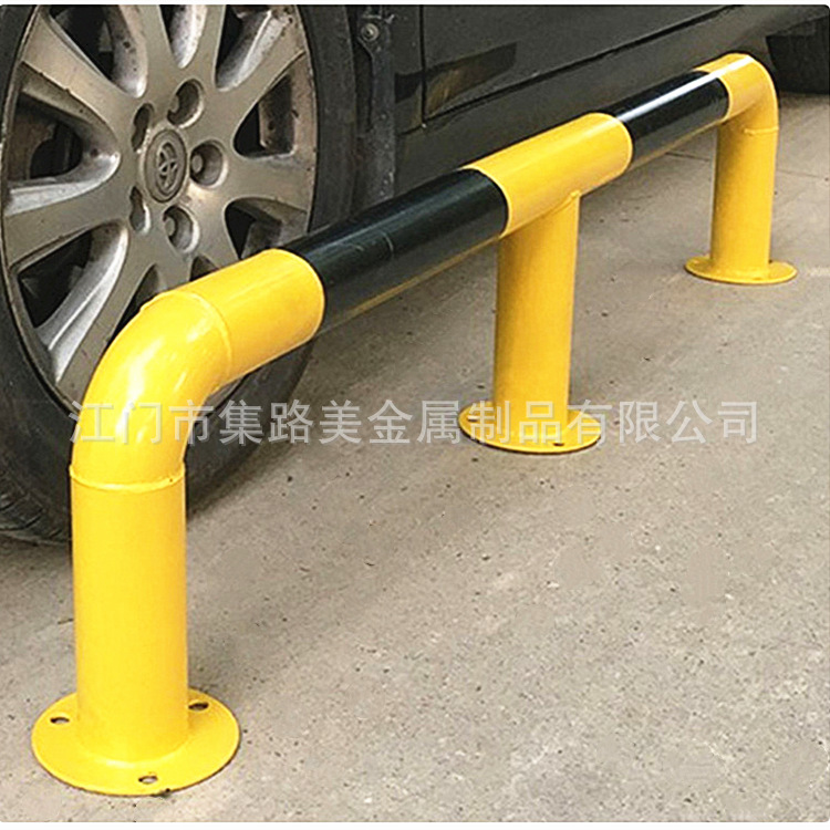 厂家停车位阻车器槽钢车轮定位器挡车杆钢管挡车器U型m型挡车器