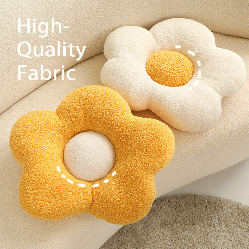 Nuevo estilo simple almohada de peluche floral almohada de peluche nudo donut almohada de cama almohada de cojín grande almohada al por mayor