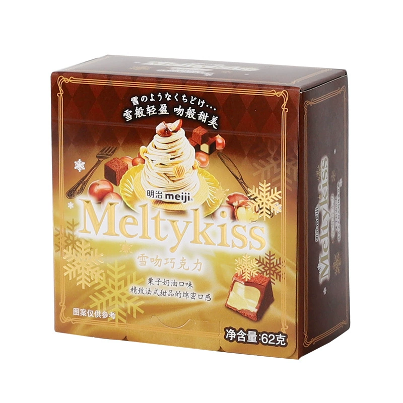 Карамель Meiji Meiji Snow Kiss Sandwich Chocolate Gift Box со вкусом матча, конфеты интернет-знаменитости, лакомство, небольшой подарок девушке