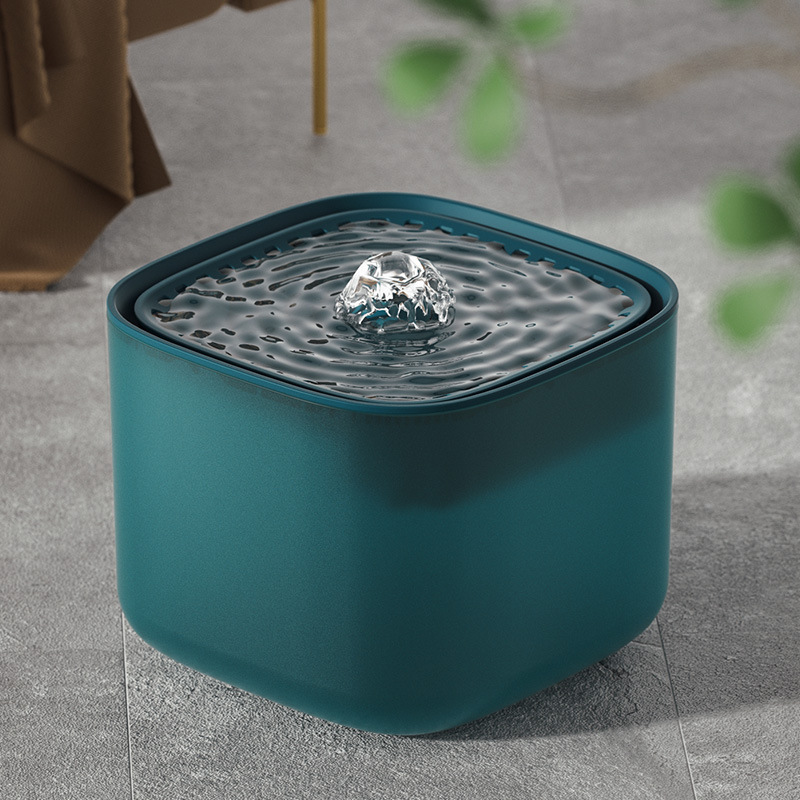 Dispensador de agua para gatos con filtración automática, circulación de agua viva para perros, dispensador de agua para perros de gran capacidad, dispensador de agua inteligente para mascotas, venta al por mayor.