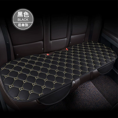 Universal seat cover – Car Seat Cushion Set, Full Leather - ancient-style-black-back-leaflet-1111111